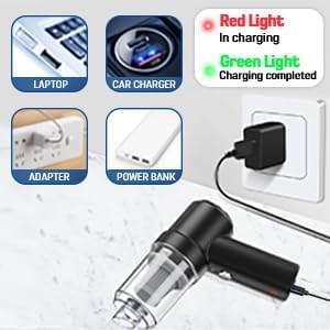 Vacuum Suction Cleaner- Portable Air Duster Wireless