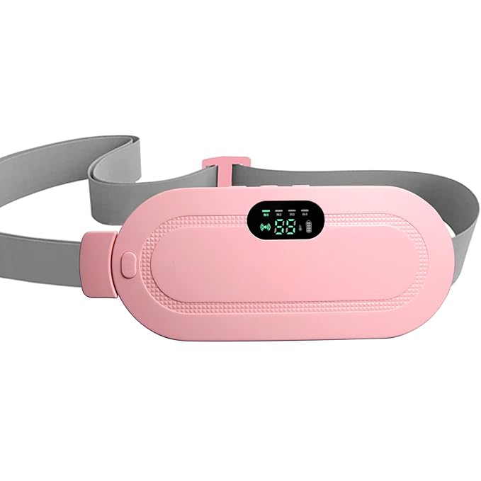 Electric Heating Pad and Menstrual Massager with Belt