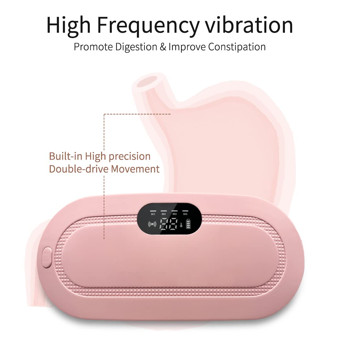 Electric Heating Pad and Menstrual Massager with Belt
