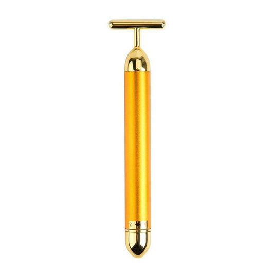 Gold Platted Electric Face Massager For Face Skin Care